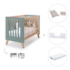 Berço co-sleeping 60x120 cm (4in1) madeira/eucalipto · Nexor C187R-M5795