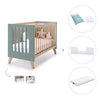 Berço co-sleeping 60x120 cm (4in1) madeira/eucalipto · Nexor C187R-M5795