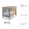 Co-sleeping cot 60x120 cm (4in1) wooden/antracite · Nexor C187R-M5895