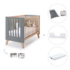 Co-sleeping cot 60x120 cm (4in1) wooden/antracite · Nexor C187R-M5895