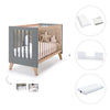 Co-sleeping cot 60x120 cm (4in1) wooden/antracite · Nexor C187R-M5895