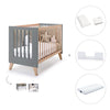 Co-sleeping cot 60x120 cm (4in1) wooden/antracite · Nexor C187R-M5895