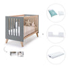 Co-sleeping cot 60x120 cm (4in1) wooden/antracite · Nexor C187R-M5895