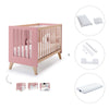 Lit bébé cododo 60x120 cm (4in1) en bois/marengo · Nexor C187R-M6995