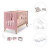 Lit bébé cododo 60x120 cm (4in1) en bois/marengo · Nexor C187R-M6995