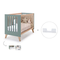 Berço co-sleeping 60x120 cm (4in1) madeira/eucalipto · Nexor C187R-M5795