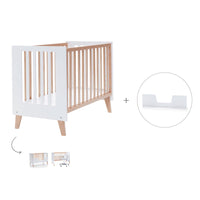 Co-sleeping cot 60x120 cm (4in1) wooden/white · Nexor C187R-M7795