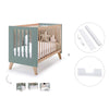 Berço co-sleeping 60x120 cm (4in1) madeira/eucalipto · Nexor C187R-M5795