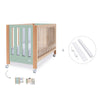 Co-sleeping cot 60x120 cm (5in1) wood/mint · Occa C166-M9555