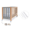 Berço co-sleeping 60x120 cm (5in1) madeira/cinzento · Occa C166-M9558