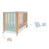 Co-sleeping cot 60x120 cm (5in1) wood/mint · Occa C166-M9555