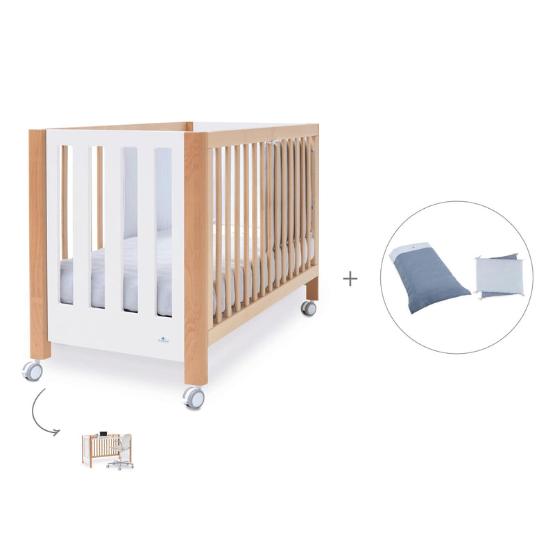 Co-sleeping cot 60x120 cm (5in1) wood/white · Occa C166-M9577