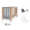 Berço co-sleeping 60x120 cm (5in1) madeira/cinzento · Occa C166-M9558