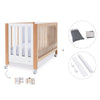 Berço co-sleeping 60x120 cm (5in1) madeira/branco · Occa C166-M9577