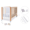 Berço co-sleeping 60x120 cm (5in1) madeira/branco · Occa C166-M9577