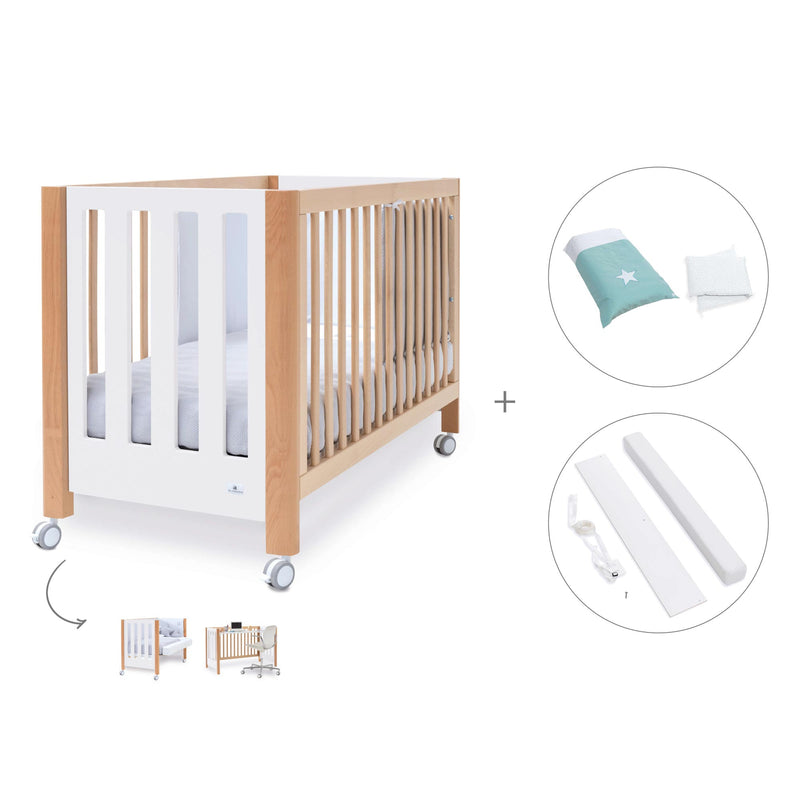 Co-sleeping cot 60x120 cm (5in1) wood/white · Occa C166-M9577