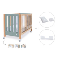 Co-sleeping cot 60x120 cm (5in1) wood/green · Occa C166-M9557