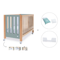 Co-sleeping cot 60x120 cm (5in1) wood/green · Occa C166-M9557