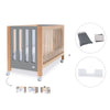 Berço co-sleeping 60x120 cm (5in1) madeira/cinzento · Occa C166-M9558