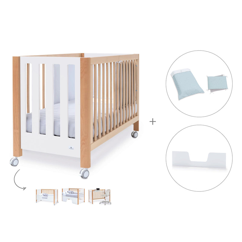 Co-sleeping cot 60x120 cm (5in1) wood/white · Occa C166-M9577