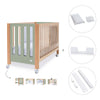 Co-sleeping cot 60x120 cm (5in1) wood/green olive · Occa C166-M9556