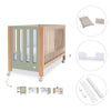 Co-sleeping cot 60x120 cm (5in1) wood/green olive · Occa C166-M9556