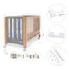 Berço co-sleeping 60x120 cm (5in1) madeira/cinzento · Occa C166-M9558