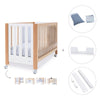 Berço co-sleeping 60x120 cm (5in1) madeira/branco · Occa C166-M9577