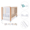 Berço co-sleeping 60x120 cm (5in1) madeira/branco · Occa C166-M9577