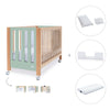 Co-sleeping cot 60x120 cm (5in1) wood/mint · Occa C166-M9555