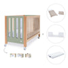 Co-sleeping cot 60x120 cm (5in1) wood/green olive · Occa C166-M9556