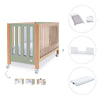 Co-sleeping cot 60x120 cm (5in1) wood/green olive · Occa C166-M9556