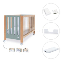 Co-sleeping cot 60x120 cm (5in1) wood/green · Occa C166-M9557