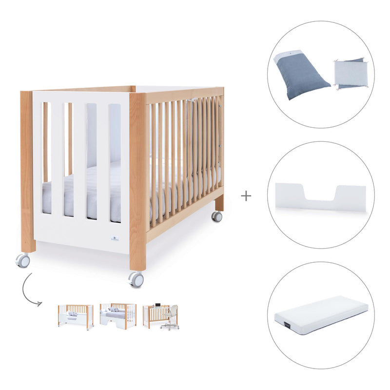 Co-sleeping cot 60x120 cm (5in1) wood/white · Occa C166-M9577