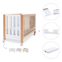 Co-sleeping cot 60x120 cm (5in1) wood/white · Occa C166-M9577