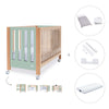 Co-sleeping cot 60x120 cm (5in1) wood/mint · Occa C166-M9555