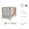 Co-sleeping cot 60x120 cm (5in1) wood/green · Occa C166-M9557
