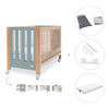 Co-sleeping cot 60x120 cm (5in1) wood/green · Occa C166-M9557