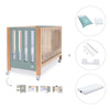 Co-sleeping cot 60x120 cm (5in1) wood/green · Occa C166-M9557