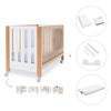 Berço co-sleeping 60x120 cm (5in1) madeira/branco · Occa C166-M9577