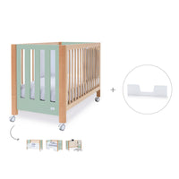 Co-sleeping cot 60x120 cm (5in1) wood/mint · Occa C166-M9555