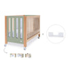 Lit bébé cododo 60x120 cm bois/vert-olive · Occa C166-M9556