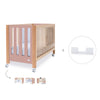 Lit bébé cododo 60x120 cm bois/rose · Occa C166-M9559