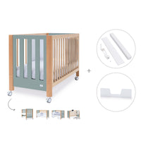 Co-sleeping cot 60x120 cm (5in1) wood/green · Occa C166-M9557