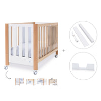 Co-sleeping cot 60x120 cm (5in1) wood/white · Occa C166-M9577