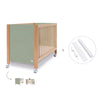 Co-sleeping cot 60x120 cm (5in1) wood/green olive · Ombra C167-M9556