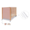 Co-sleeping cot 60x120 cm (5in1) wood/pink · Ombra C167-M9559