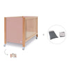 Co-sleeping cot 60x120 cm (5in1) wood/pink · Ombra C167-M9559