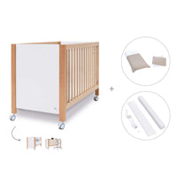 Co-sleeping cot 60x120 cm (5in1) wood/white · Ombra C167-M9577