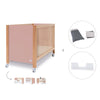 Co-sleeping cot 60x120 cm (5in1) wood/pink · Ombra C167-M9559